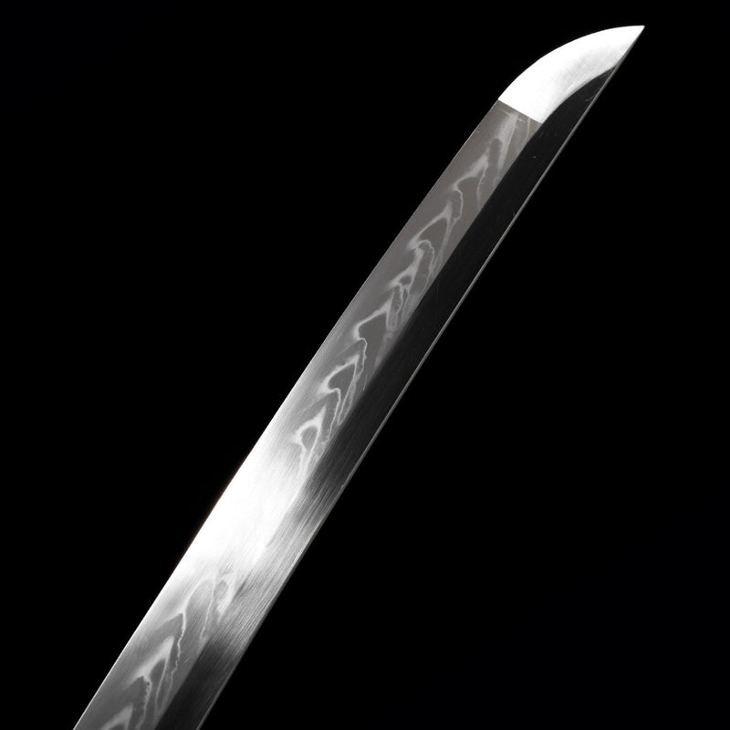 Handmade Japanese Katana Sword With T10 Steel Clay Tempered Real Hamon