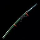 Handmade Japanese Katana Sword With T10 Steel Clay Tempered Real Hamon