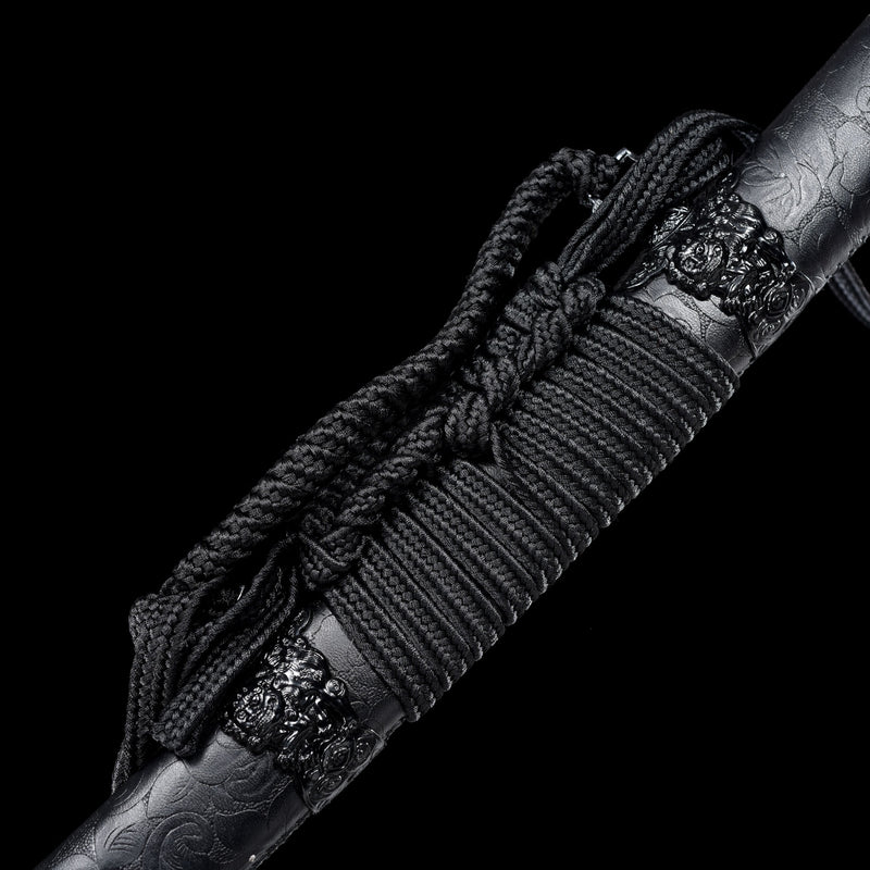 Handmade Japanese Tachi Odachi Sword High Manganese Steel Real Hamon Full Tang