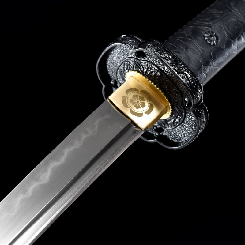 Handmade Japanese Tachi Odachi Sword High Manganese Steel Real Hamon Full Tang