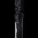Handmade Japanese Ninjato Sword With Black Blade Skull