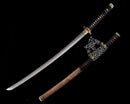Japanese Tachi Odachi Sword 1045 Carbon Steel With Brown Scabbard