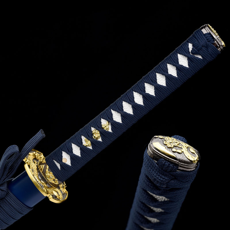 Handmade Japanese Full Tang Sword With 1060 Carbon Steel Blade Katana