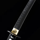 Handmade Japanese Sword T10 Carbon Steel Real Hamon Katana Hand Forged With White Scabbard
