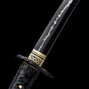 Handmade Japanese Samurai Katana Lightning T10 Carbon Steel With Grey Scabbard Sword