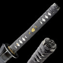Handmade Japanese Sword T10 Carbon Steel Katana With Clay Tempered Real Hamon