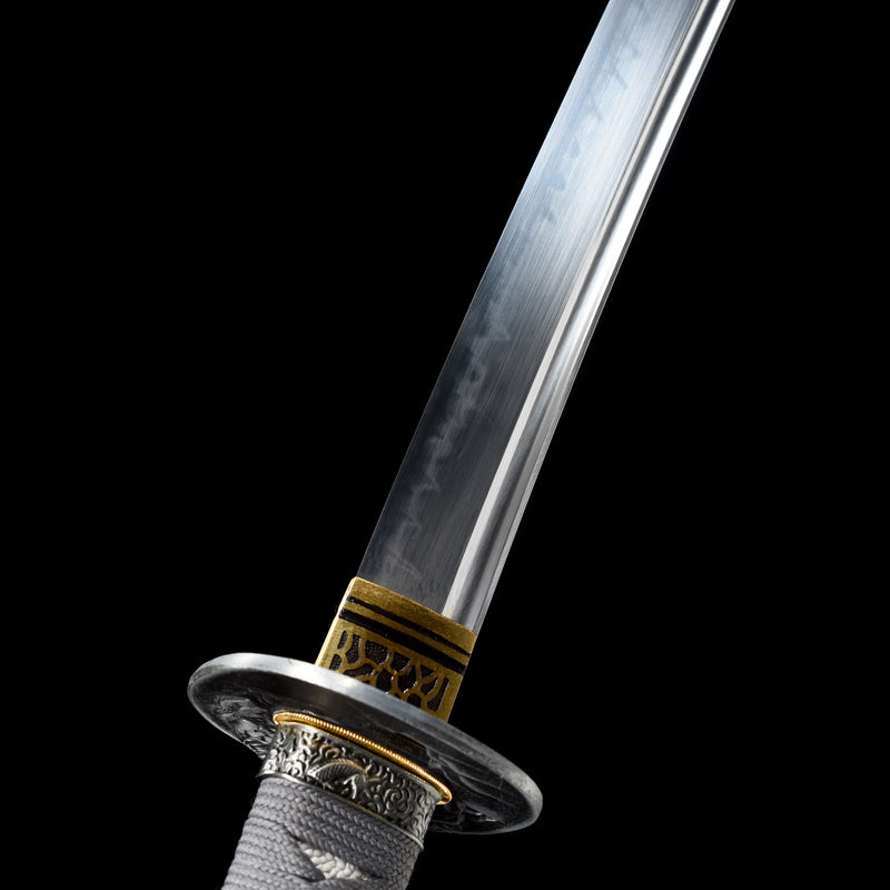 Handmade Japanese Sword T10 Carbon Steel Katana With Clay Tempered Real Hamon