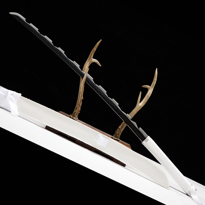 Inosuke Hashibira’s  Katana 1045 Steel Blade Demon Slayer Sword Kimetsu No Yaiba Sword – Nichirin Sword