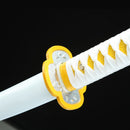 Handcrafted 1045 steel katana, Zenitsu Agatsuma sword from Kimetsu no Yaiba anime
