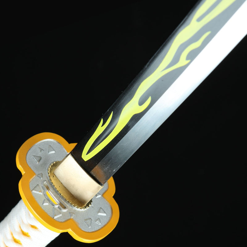 High-quality 1045 steel Demon Slayer katana replica of Zenitsu Agatsuma’s sword