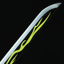 Replica Zenitsu Agatsuma katana from Kimetsu no Yaiba, made from 1045 steel