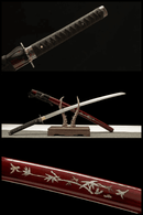 Hand Made High Quality T10 Steel Katana Bamboo - Kanu Swords