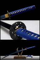 Hand Made High Quality T10 Steel Katana Blue - Kanu Swords