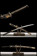 Hand Made Superior T10 Katana Evil Samurai - Kanu Swords
