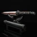 Handmade Japanese Double Edge Tanto Sword Full Tang - Kanu Swords