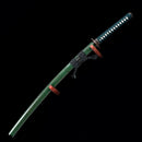 Handmade Japanese Katana Sword With T10 Steel Clay Tempered Real Hamon - Kanu Swords