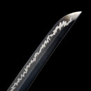 Handmade Japanese Samurai Katana Lightning T10 Carbon Steel With Grey Scabbard Sword - Kanu Swords