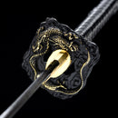 Handmade Japanese Samurai Katana Lightning T10 Carbon Steel With Grey Scabbard Sword - Kanu Swords