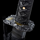 Handmade Japanese Samurai Katana Lightning T10 Carbon Steel With Grey Scabbard Sword - Kanu Swords