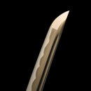 Handmade Japanese Samurai Katana Sword High Manganese Steel With Golden Blade And Scabbard - Kanu Swords