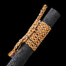 Handmade Japanese Samurai Ninjato Sword With Black Blade - Kanu Swords