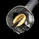 Handmade Japanese Sword T10 Carbon Steel Katana With Clay Tempered Real Hamon - Kanu Swords