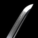 Handmade Japanese Sword T10 Carbon Steel Katana With Clay Tempered Real Hamon - Kanu Swords