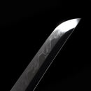Handmade Japanese Sword T10 Carbon Steel Real Hamon Katana Hand Forged With White Scabbard - Kanu Swords