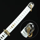 Japanese Tachi Odachi Sword 1045 Carbon Steel With Blue Scabbard - Kanu Swords