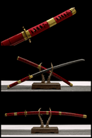 One Piece Roronoa Zoro Swords Sandai Kitetsu Katana Sword - Kanu Swords