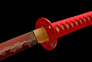Red Katana Sword High Quality - Kanu Swords