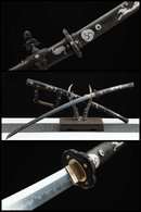 Tachi Sword T10 Real Hamon Full Tang Clay Tempered Katana - Kanu Swords
