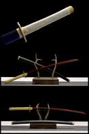 Yoriichi Tsugikuni sword Sun Breathing Nichirin katana full view