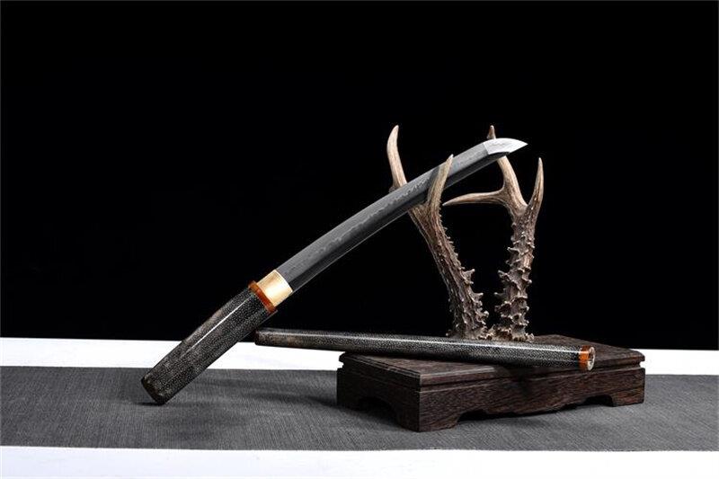 Hand Made High Quality T10 Ox Horn Rayskin Saya Tanto