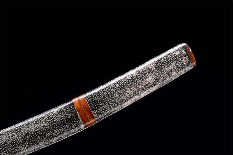 Hand Made High Quality T10 Ox Horn Rayskin Saya Tanto