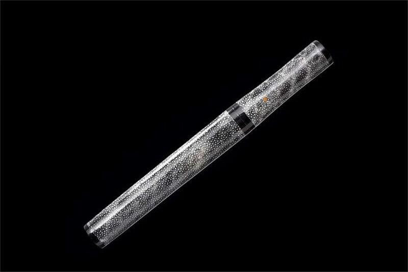 Hand Made High Quality T10 Steel Tanto Oxhorn Saya Real Rayskin