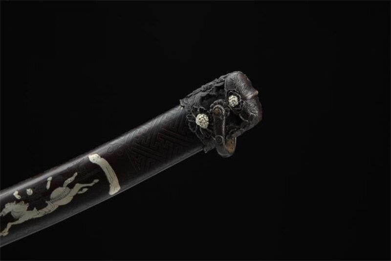 Tachi Sword T10 Real Hamon Full Tang Clay Tempered Katana