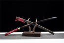 Hand Made Superior T10 Katana Real Hamon Clay Tempered Rayskin Saya
