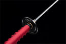 Hand Made Superior T10 Katana Real Hamon Clay Tempered Rayskin Saya