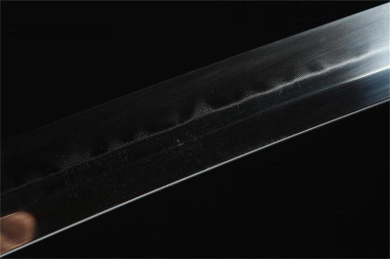 Japanese Tachi Sword Damascus Steel Real Hamon Full Tang Clay Tempered Katana