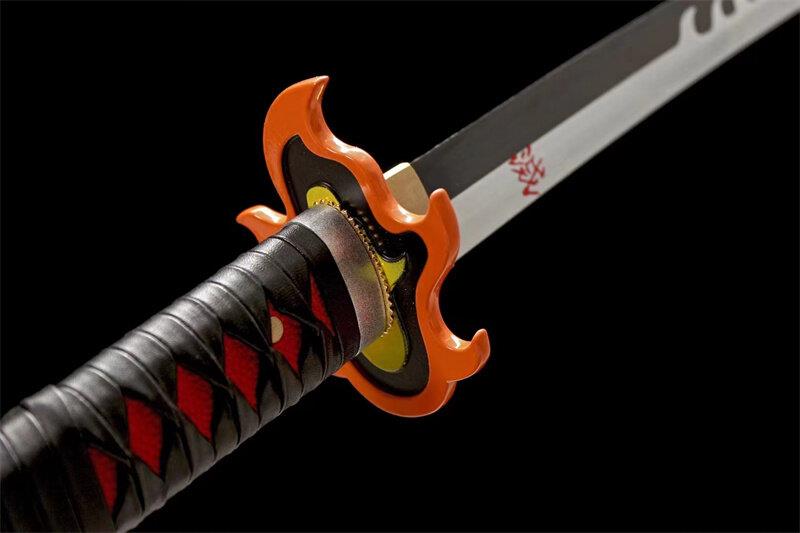 Tanjiro Kagura Katana Sword, Demon Slayer Sword, Kimetsu No Yaiba Sword - Nichirin Sword
