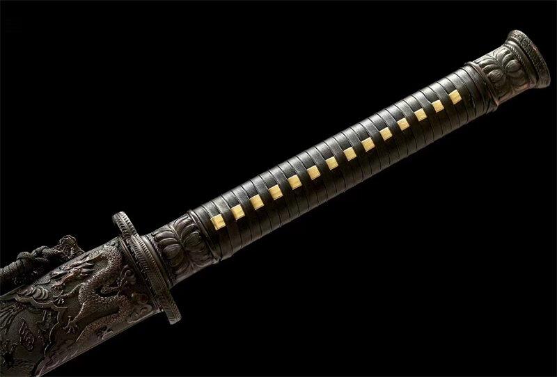 Hand Made Superior Chinese Double Dragon Sword T10 Steel