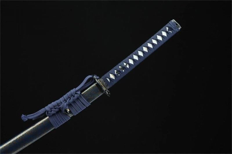 Hand Made High Quality Damascus Steel Katana Blue Special Edge