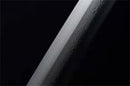 Geisha-themed katana sword made from high-quality T10 steel, handcrafted with precision
