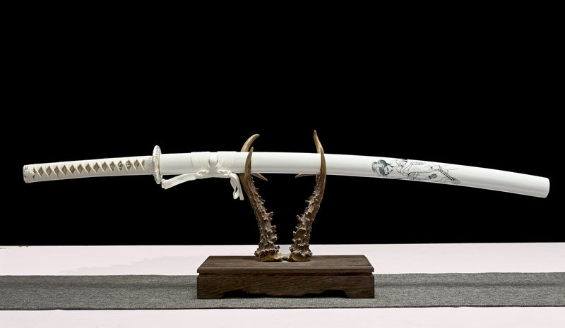 Hand Made High Quality T10 Steel Japanese Katana Swords Geisha - Kanu Swords