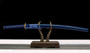 Hand Made High Quality Blue Damascus Steel Japanese Katana Sword - Kanu Swords
