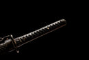Hand Made High Quality T10 Steel Japanese Katana Swords Black Wolf - Kanu Swords