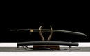 Hand Made High Quality T10 Steel Japanese Katana Swords Black Wolf - Kanu Swords