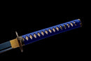 Hand Made High Quality T10 Steel Katana Blue - Kanu Swords