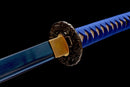 Hand Made High Quality T10 Steel Katana Blue - Kanu Swords